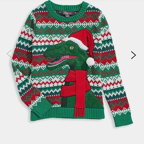 33 Degrees, Raptor Santa Sweater - Picture 1 of 4